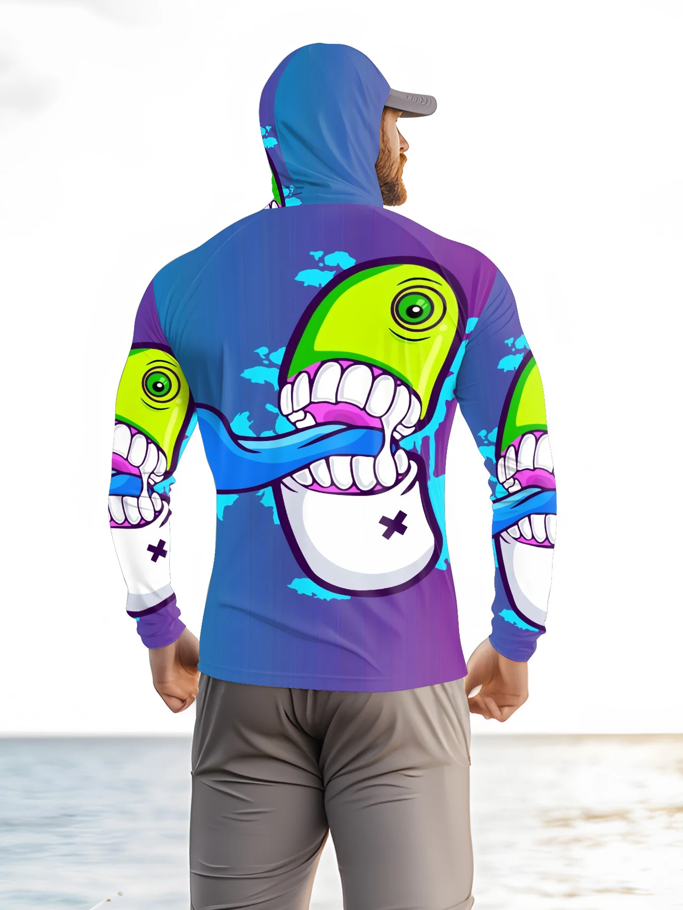 Men Cartoon Monster Graffiti F - Monstera review and price