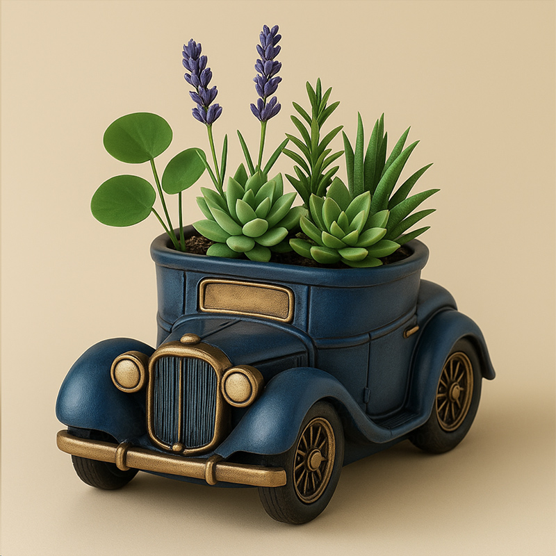 3D Vintage Bus Car Succulent P - Succulent Set review and price