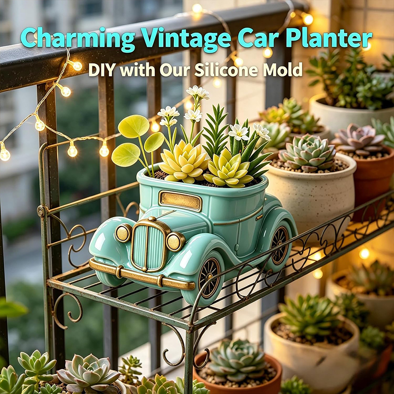 3D Vintage Bus Car Succulent P - Succulent Set review and price