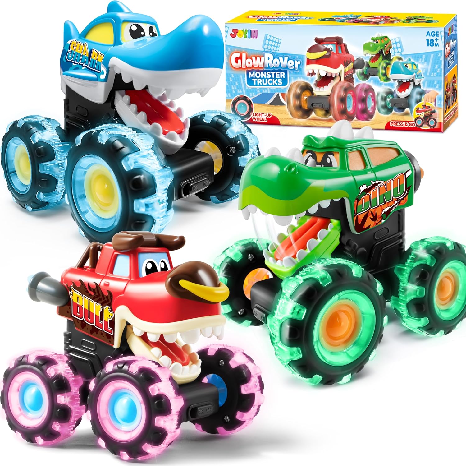 JOYFY 3 Pack Monster Truck Toy - Monstera review and price