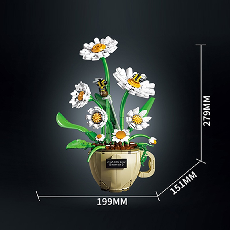 MOC Coffee Cup Flower Building - Terracotta Pot review and price