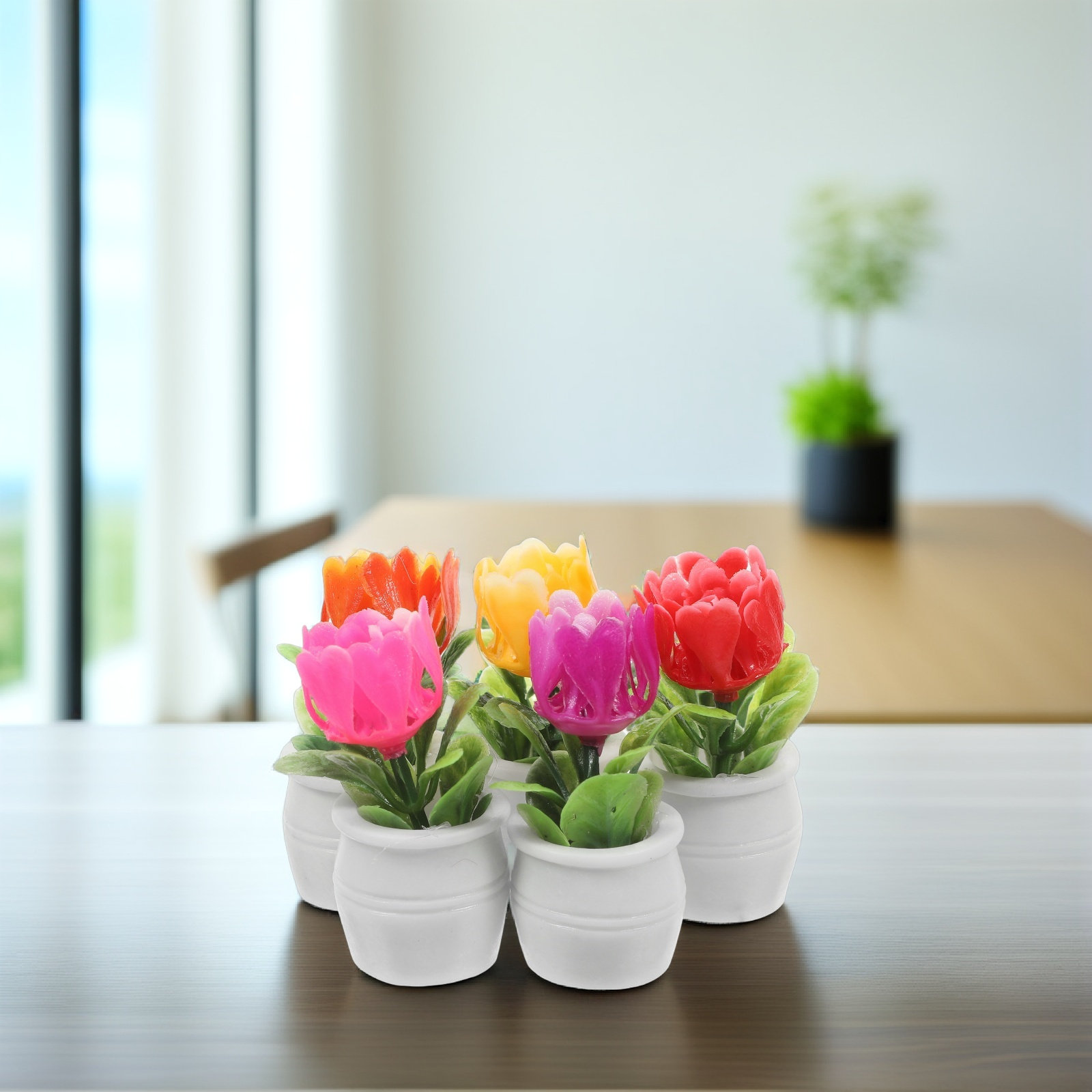5Pcs Artificial Succulent Bons - Plant Pot review and price