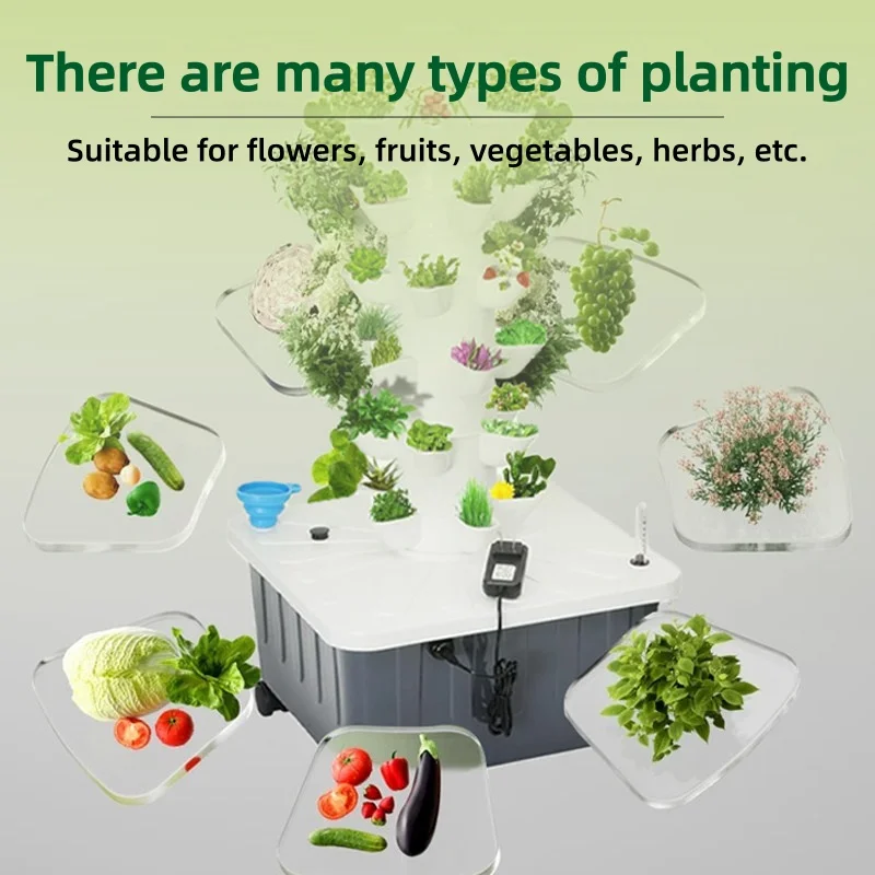 Hydroponic Planting Tower Inte - Indoor Plants review and price