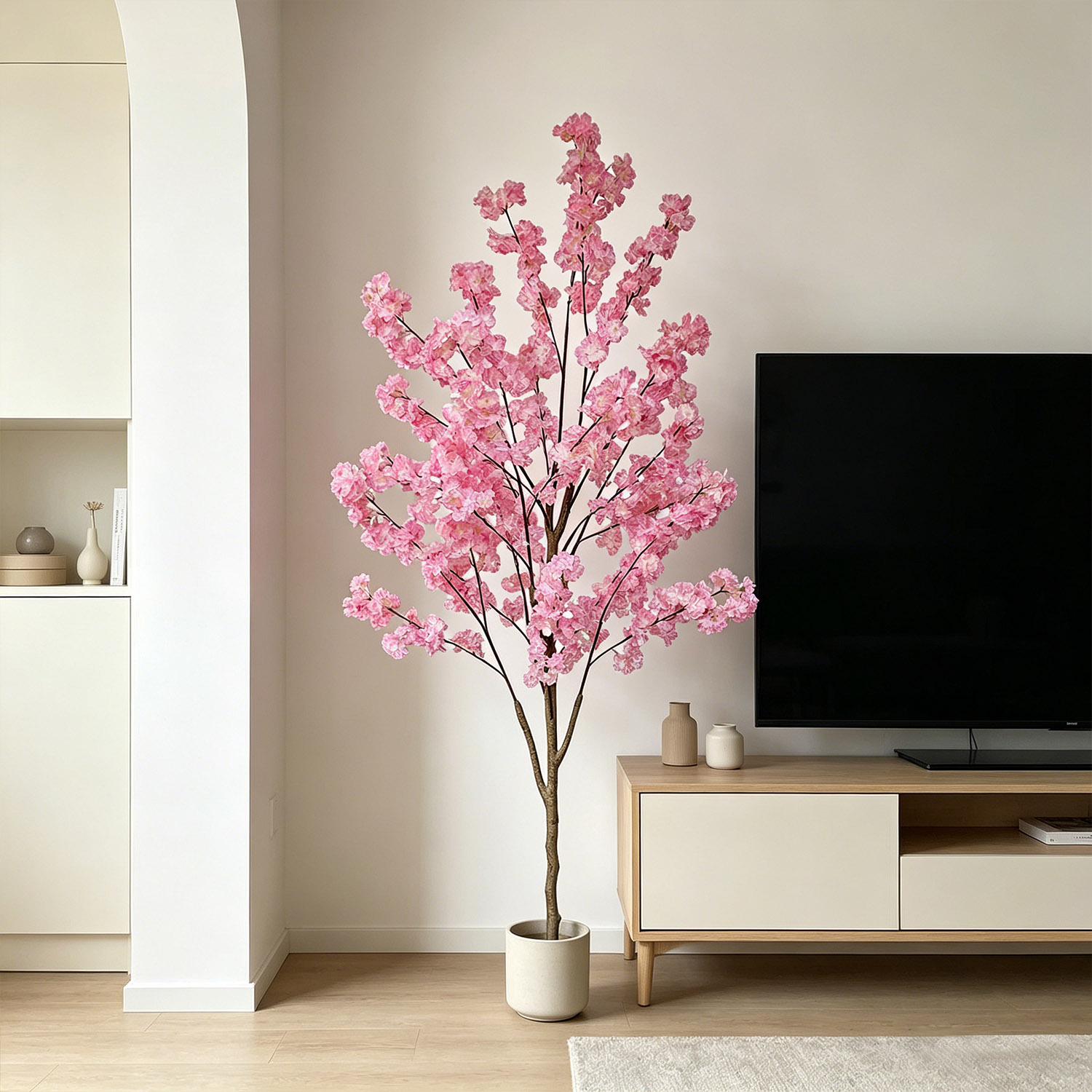 100-220cm Artificial Cherry Bl - Snake Plant review and price